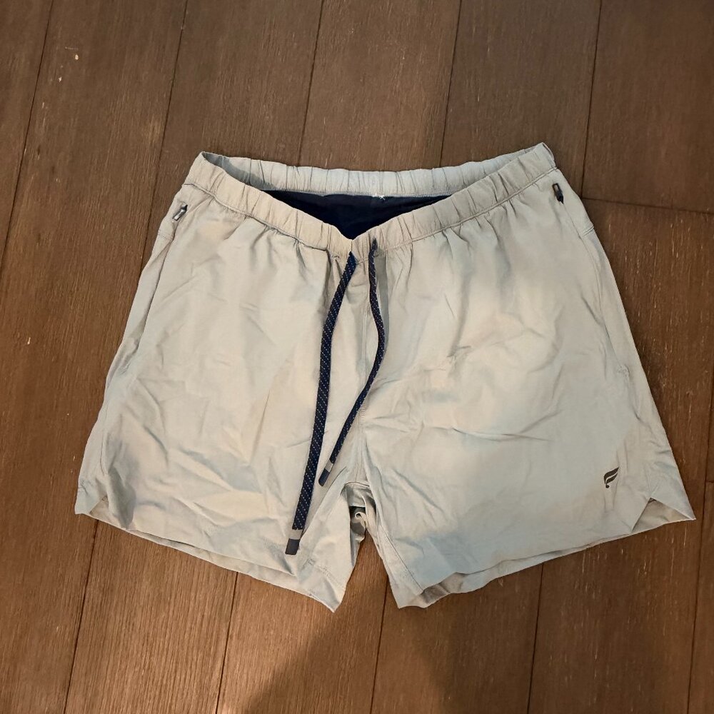 Men's Fabletics 5" Lined Shorts - Size Medium- Gray